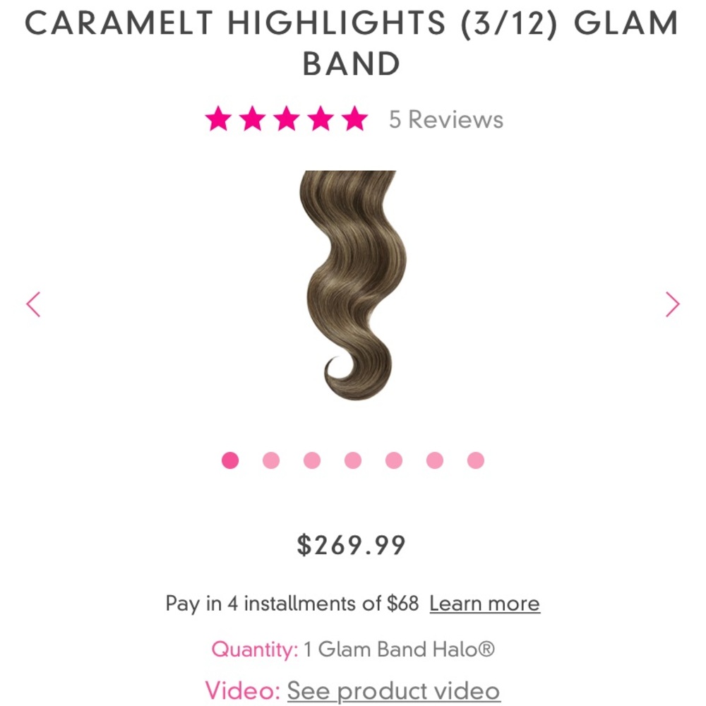 Halo hair extensions